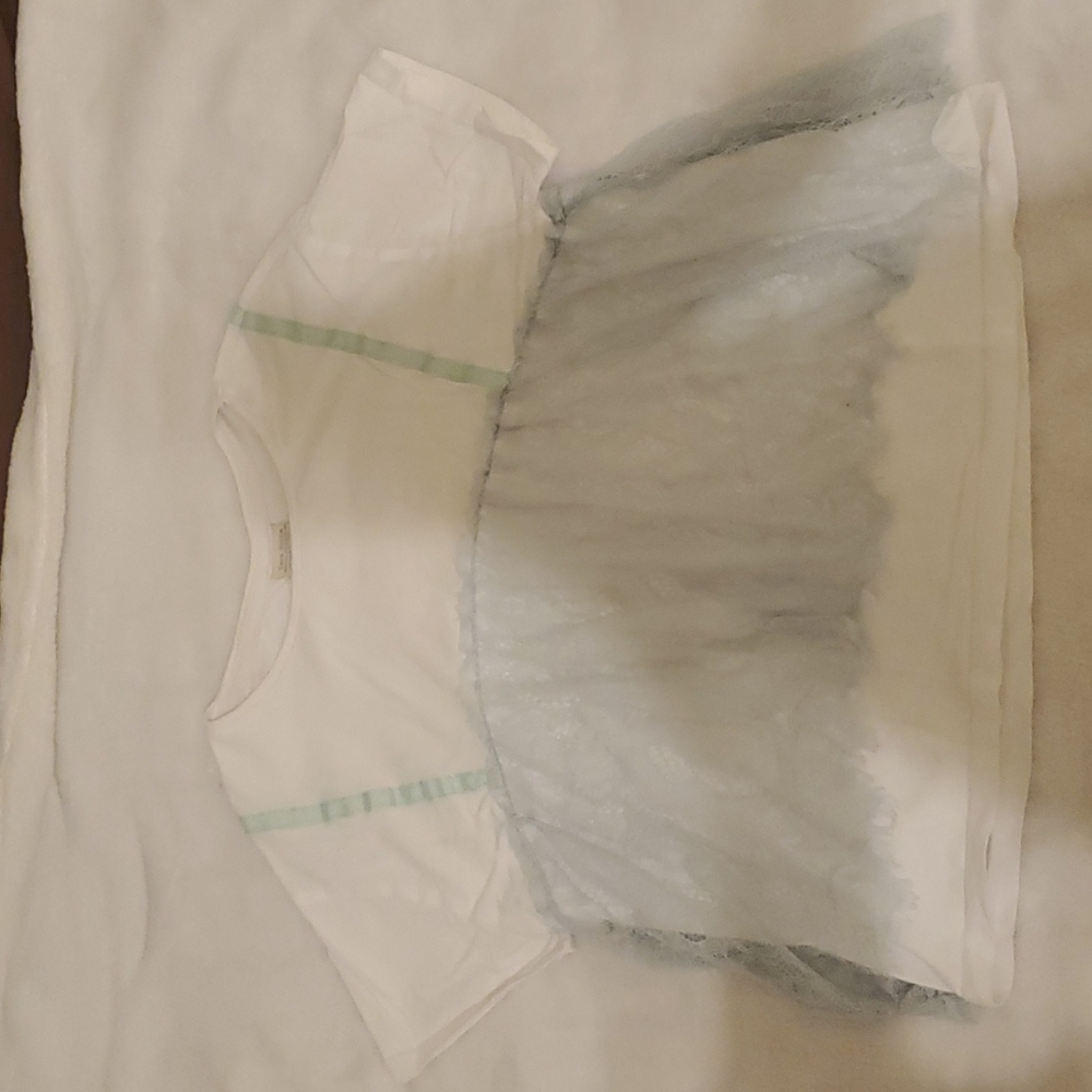 Zara lace design shirt